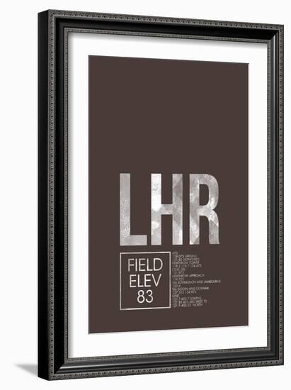 LHR ATC-08 Left-Framed Giclee Print