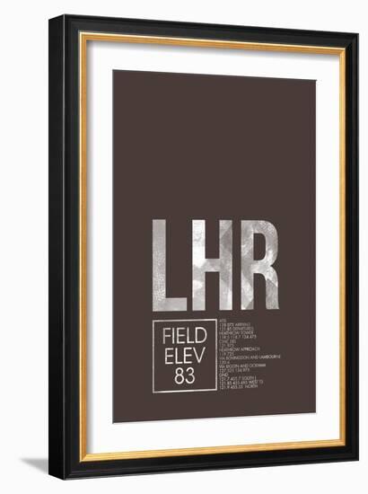 LHR ATC-08 Left-Framed Giclee Print