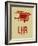 Lhr London Poster 1-NaxArt-Framed Art Print