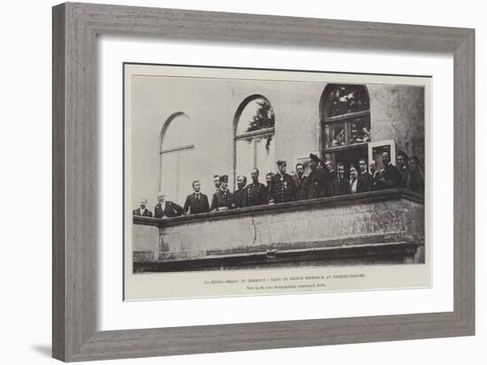 Li-Hung-Chang in Germany, Visit to Prince Bismarck at Friedrichsruhe-null-Framed Giclee Print