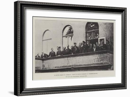 Li-Hung-Chang in Germany, Visit to Prince Bismarck at Friedrichsruhe-null-Framed Giclee Print