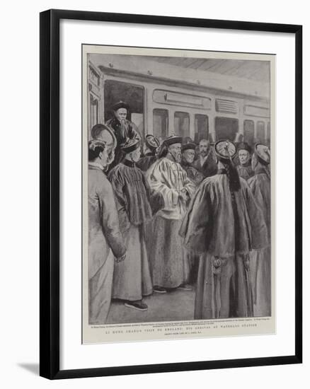 Li Hung Chang's Visit to England, His Arrival at Waterloo Station-Joseph Nash-Framed Giclee Print