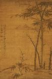 Green Bamboo in the Sheong Gu (Fine Outline) Style, 1319-Li Kan-Framed Premier Image Canvas