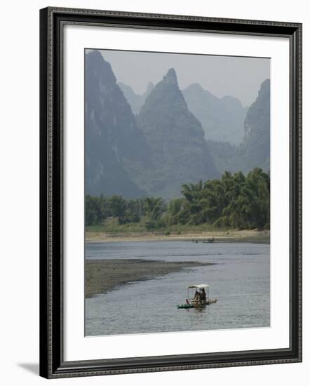 Li River, Guilin, Guangxi Province, China, Asia-Angelo Cavalli-Framed Photographic Print