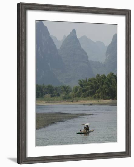 Li River, Guilin, Guangxi Province, China, Asia-Angelo Cavalli-Framed Photographic Print