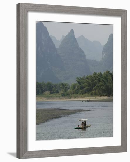 Li River, Guilin, Guangxi Province, China, Asia-Angelo Cavalli-Framed Photographic Print