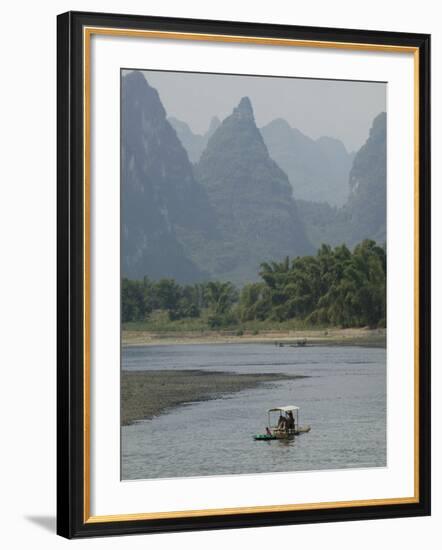 Li River, Guilin, Guangxi Province, China, Asia-Angelo Cavalli-Framed Photographic Print