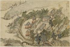 The Five Deer Hermitage, Early 17th C-Li Shida-Giclee Print