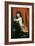 Lia Levy,the painter's daughter aged 12. Canvas.-Emile Levy-Framed Giclee Print