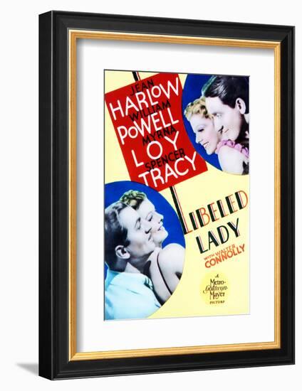 Libeled Lady - Movie Poster Reproduction-null-Framed Photo