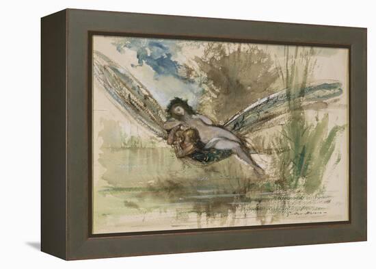 Libellule-Gustave Moreau-Framed Premier Image Canvas