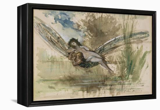 Libellule-Gustave Moreau-Framed Premier Image Canvas