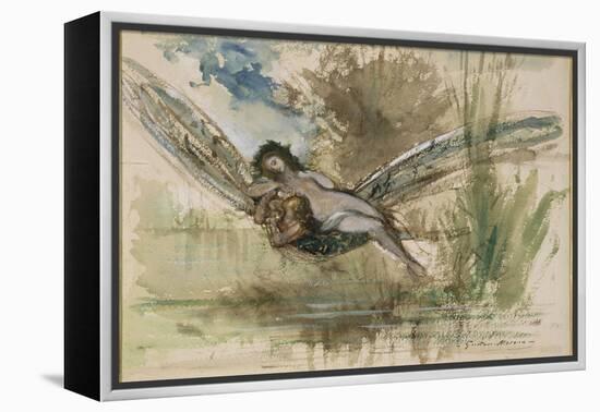 Libellule-Gustave Moreau-Framed Premier Image Canvas