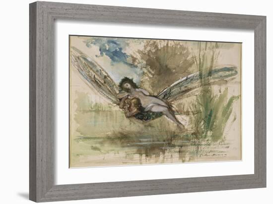 Libellule-Gustave Moreau-Framed Giclee Print