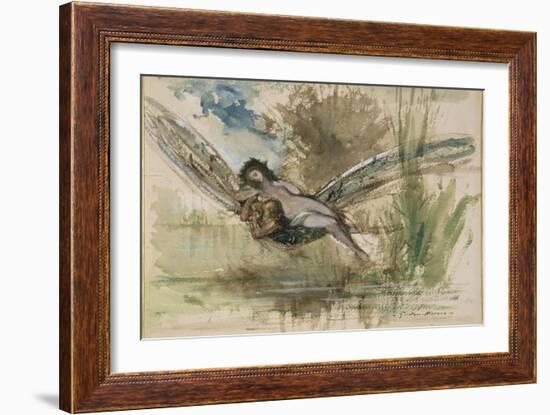 Libellule-Gustave Moreau-Framed Giclee Print