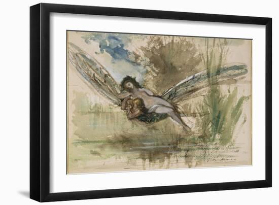 Libellule-Gustave Moreau-Framed Giclee Print