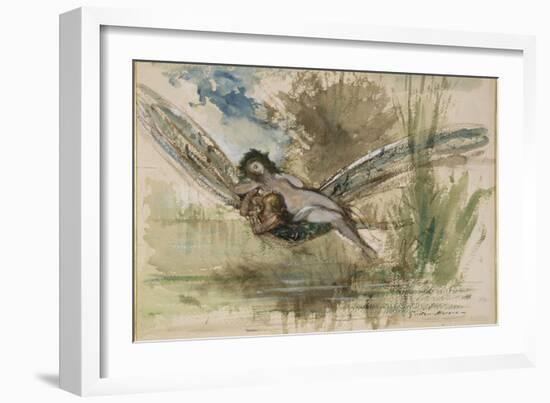 Libellule-Gustave Moreau-Framed Giclee Print