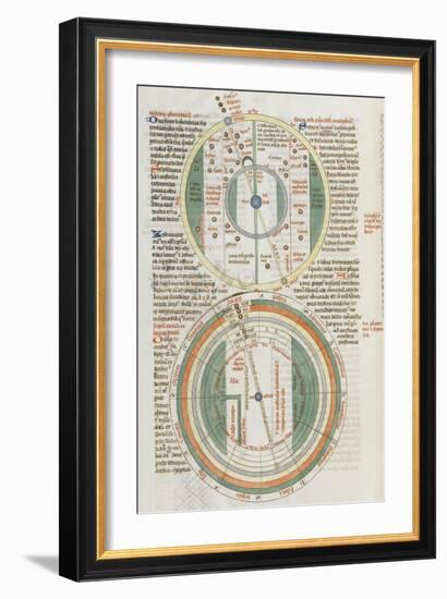 Liber Floridus par Lambert de Saint-Omer : Sphère du zodiaque-null-Framed Giclee Print