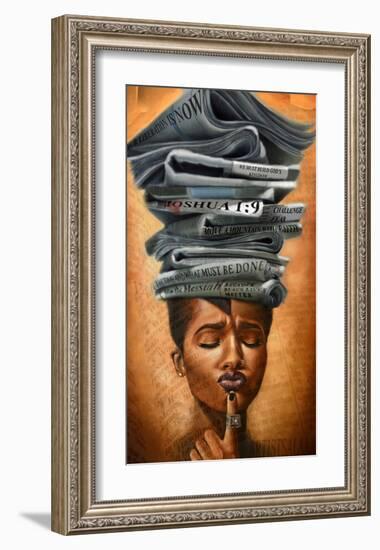 Liberated Thoughts-Salaam Muhammad-Framed Art Print