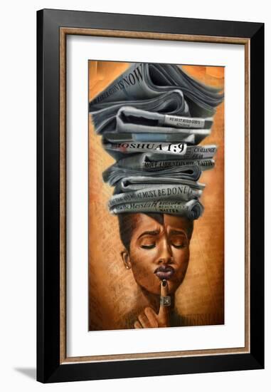 Liberated Thoughts-Salaam Muhammad-Framed Art Print