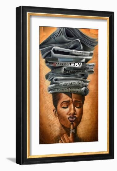 Liberated Thoughts-Salaam Muhammad-Framed Art Print