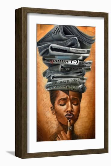 Liberated Thoughts-Salaam Muhammad-Framed Art Print