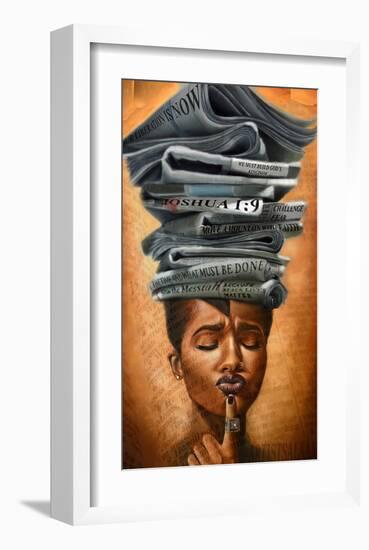 Liberated Thoughts-Salaam Muhammad-Framed Art Print