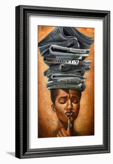 Liberated Thoughts-Salaam Muhammad-Framed Premium Giclee Print