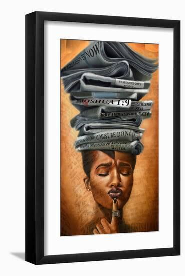 Liberated Thoughts-Salaam Muhammad-Framed Premium Giclee Print