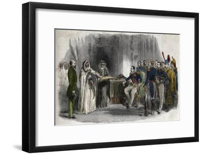Liberation of Abd-El-Kader by Napoleon III Giclee Print 