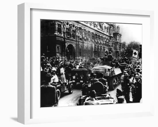 Liberation of Paris, 25 August 1944-null-Framed Photographic Print