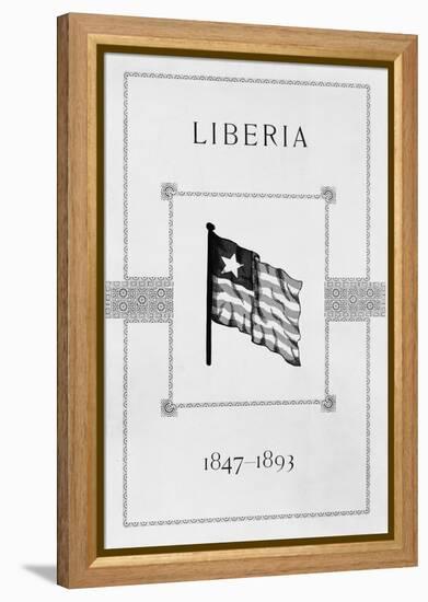 Liberian Flag-null-Framed Premier Image Canvas