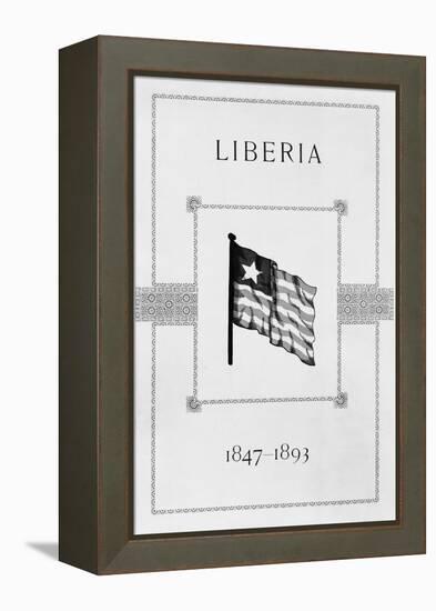 Liberian Flag-null-Framed Premier Image Canvas