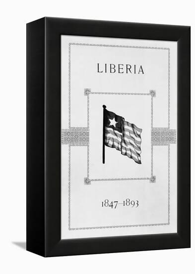 Liberian Flag-null-Framed Premier Image Canvas