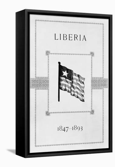 Liberian Flag-null-Framed Premier Image Canvas