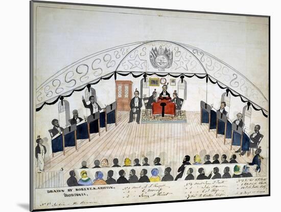 Liberian Senate, Pub. 1856-null-Mounted Giclee Print