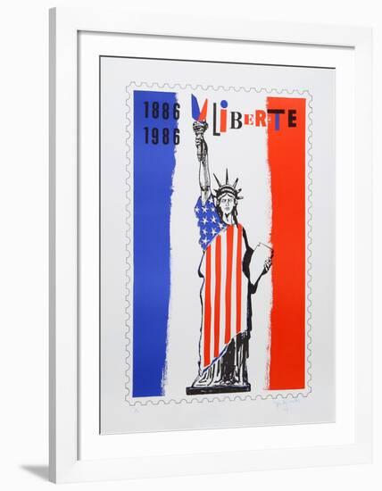 Liberte-Roger Bezombes-Framed Limited Edition