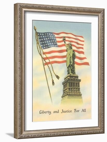 Liberty and Justice for All-null-Framed Art Print