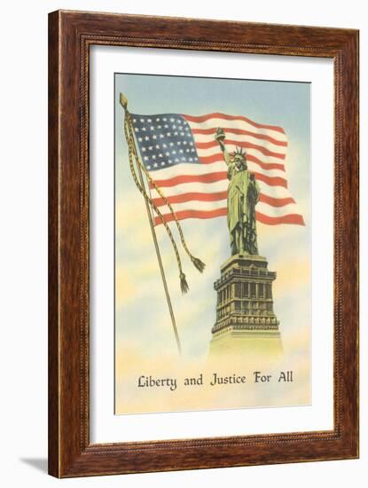 Liberty and Justice for All-null-Framed Art Print