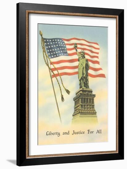 Liberty and Justice for All-null-Framed Art Print