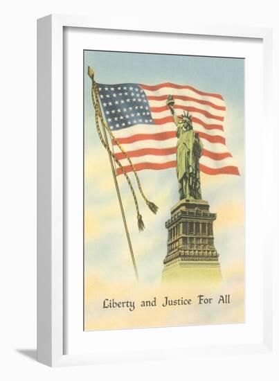 Liberty and Justice for All-null-Framed Art Print