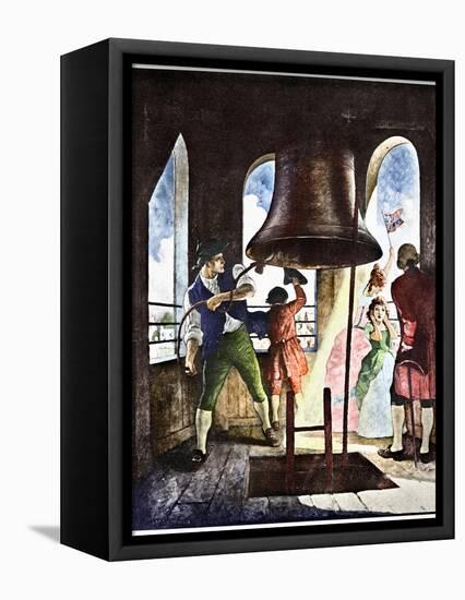 Liberty Bell, 1776-Newell Convers Wyeth-Framed Premier Image Canvas