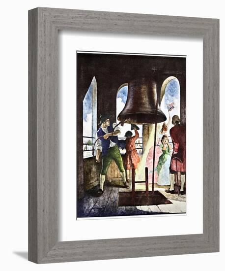 Liberty Bell, 1776-Newell Convers Wyeth-Framed Giclee Print