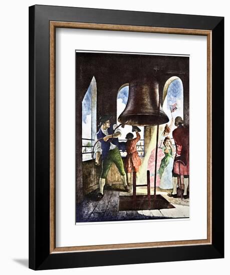 Liberty Bell, 1776-Newell Convers Wyeth-Framed Giclee Print