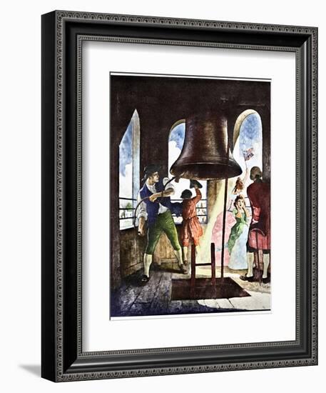 Liberty Bell, 1776-Newell Convers Wyeth-Framed Giclee Print