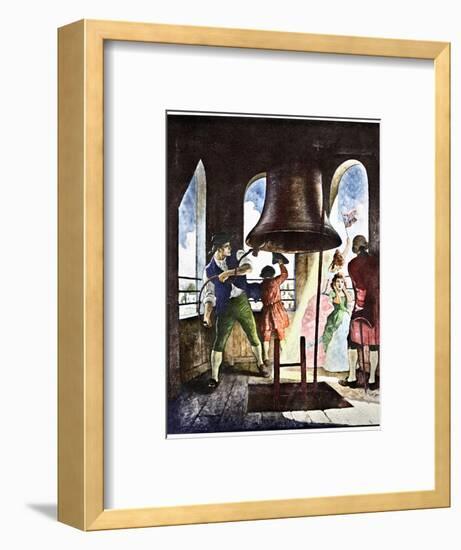 Liberty Bell, 1776-Newell Convers Wyeth-Framed Premium Giclee Print