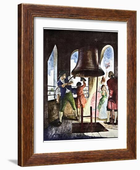 Liberty Bell, 1776-Newell Convers Wyeth-Framed Giclee Print