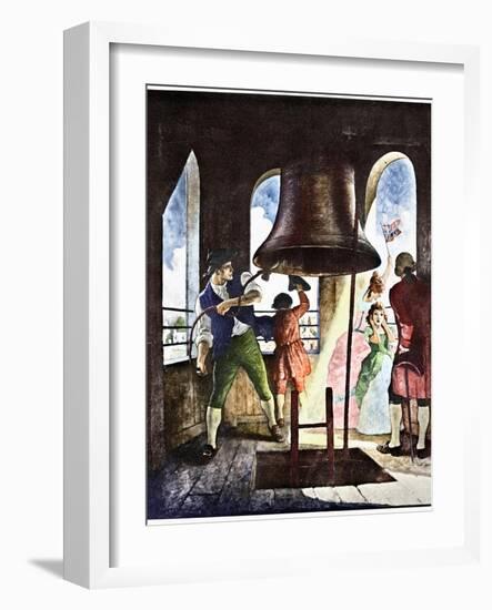 Liberty Bell, 1776-Newell Convers Wyeth-Framed Giclee Print