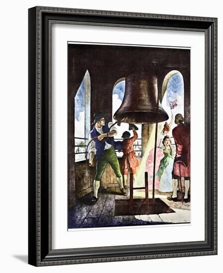 Liberty Bell, 1776-Newell Convers Wyeth-Framed Giclee Print