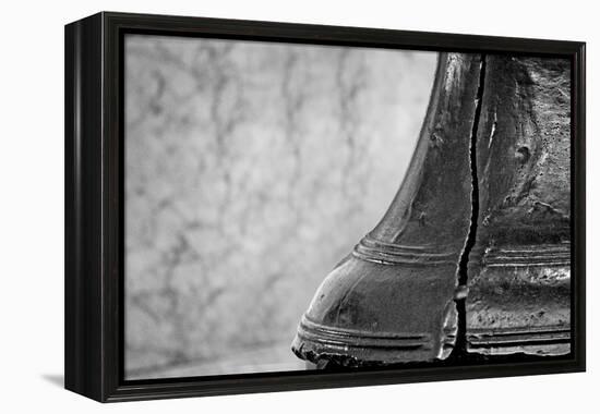 Liberty Bell Closeup-null-Framed Stretched Canvas